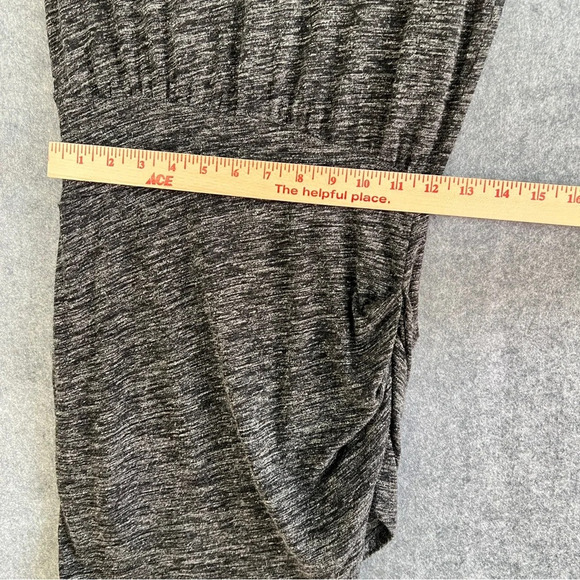 IRO Plush Dress Mixed Grey Mini T Shirt Dress Size Extra Small - Picture 8 of 8